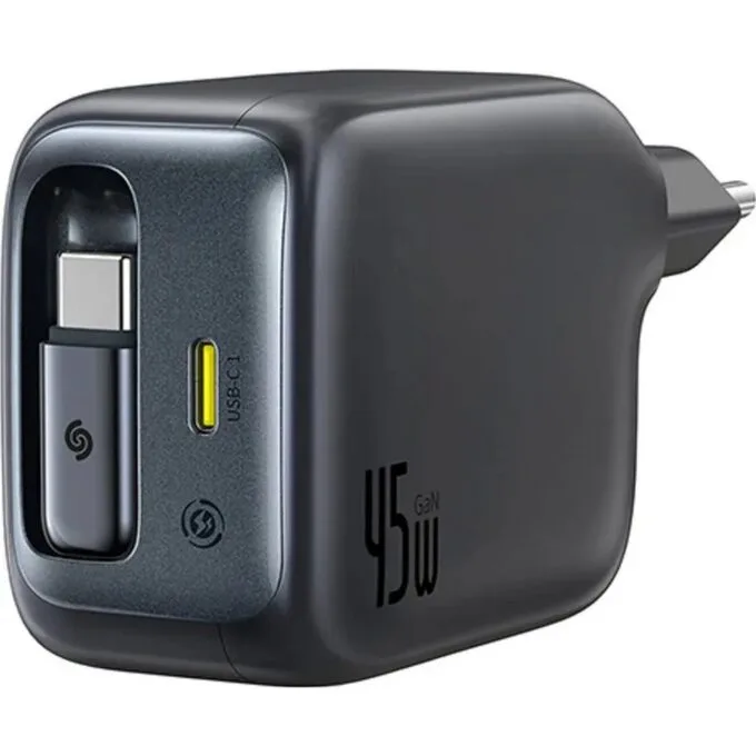 Baseus EnerCore CJ11 45W with USB-C port and USB-C cable with black — image 2