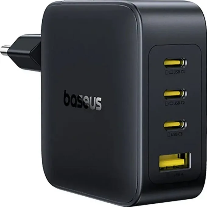 Baseus EnerFill FH11 Gan 140W 3xUSB-C + 1xUSB-A - Black — image 1