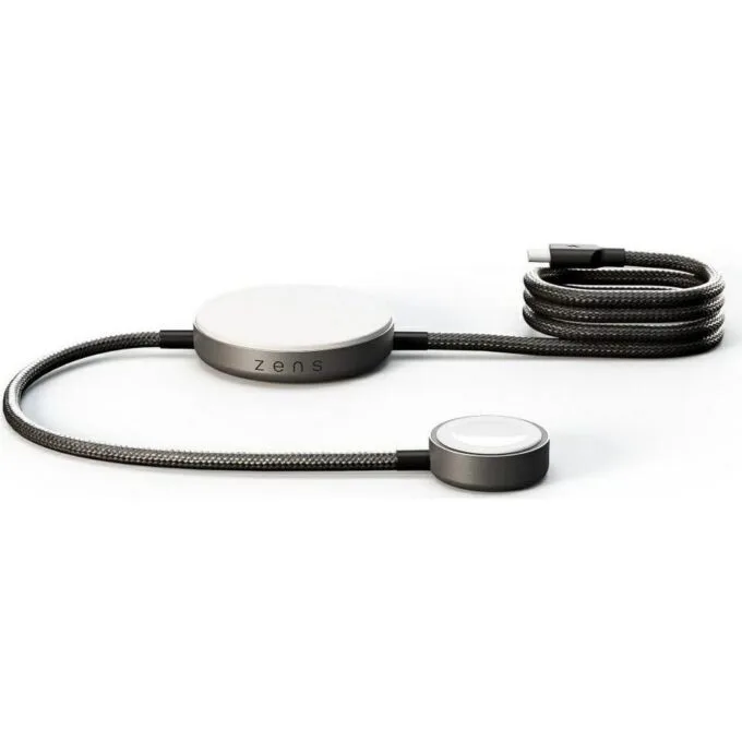 Zens Pro 2 + charging Apple Watch Qi2 15W USB-C black — image 1