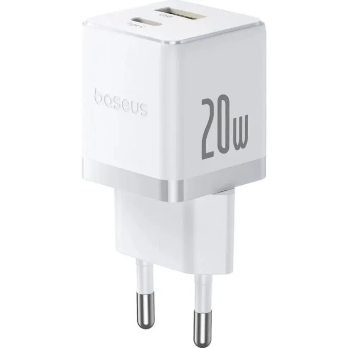 Baseus Palm 20W USB-C USB-A - white — image 1