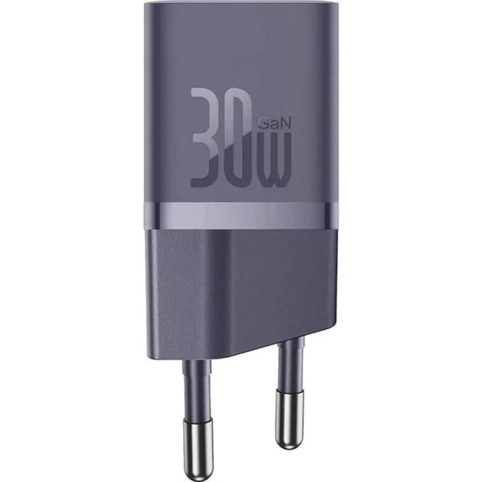 Baseus GaN5 30W USB-C EU with purple Baseus Dynamic cable 3 USB-C 100W 1m - purple — image 4