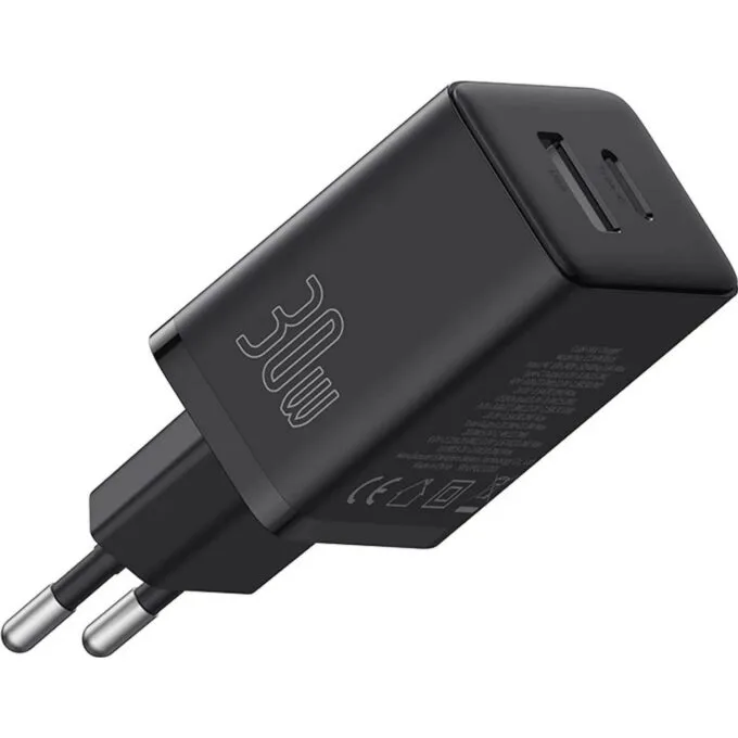Baseus Cube Pro 30W USB-C USB-A - Black — image 1