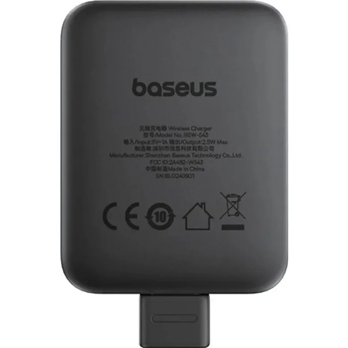 Baseus MagPro 2.5W magnetyczna do Apple Watch - czarna — image 3