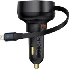 Baseus Enjoyment Pro 55W USB-A with Lightning cable - black