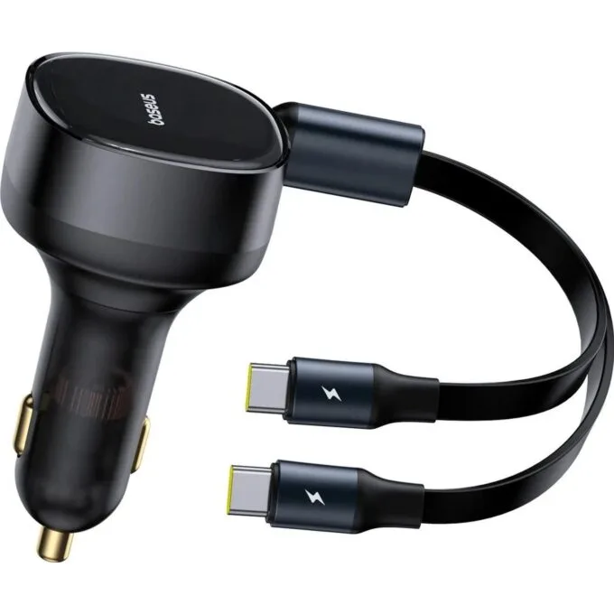 Baseus Enjoyment 33W 2w1 2x USB-C - Black — image 1