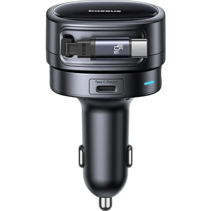 Baseus PrimeTrip VR1 60W USB-A USB-C cable with USB-C cable - black — image 1