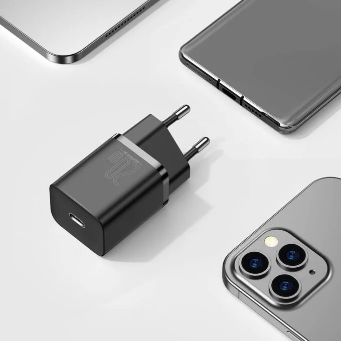 Baseus Super Si Quick Charger 1C 20W with USB-C cable for Lightning 1m (black) — image 9