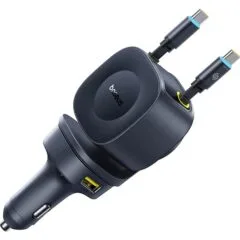 Baseus PrimeTrip VR2 Max 60W with rolled USB-C cables - black