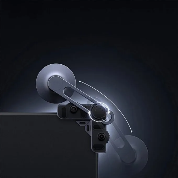 Baseus MaxView mounted on car display - grey — image 13