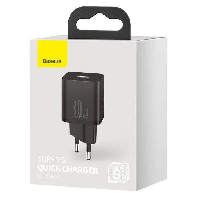 Baseus Super Si Quick Charger 1C 30W (black) — image 10