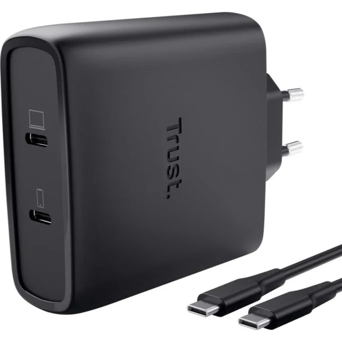 Trust Maxo Gan 100W 2x USB-C black — image 1