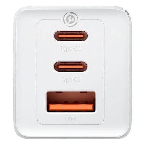 Baseus GAN5 Pro 2xUSB-C + USB, 65W (white) — image 3