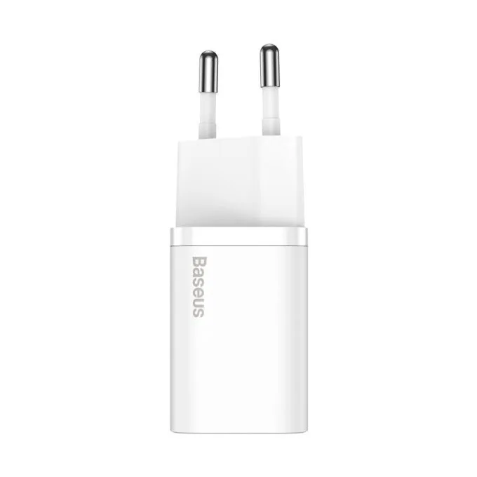 Baseus Super Si Quick Charger 1C 25W with USB-C cable for USB-C 1m (white) — image 3