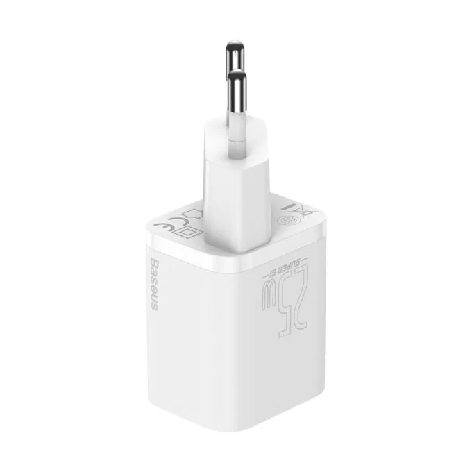 Baseus Super Si Quick Charger 1C 25W with USB-C cable for USB-C 1m (white) — image 4