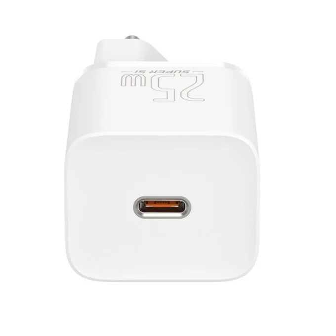 Baseus Super Si Quick Charger 1C 25W with USB-C cable for USB-C 1m (white) — image 5