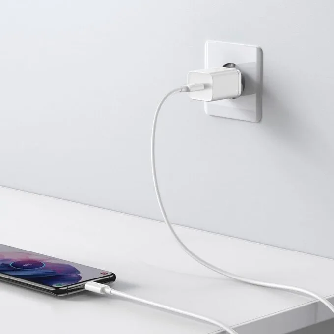 Baseus Super Si Quick Charger 1C 25W with USB-C cable for USB-C 1m (white) — image 8