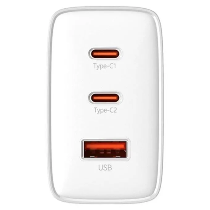 Baseus OS-Cube Pro 2xUSB-C + USB, 65W (white) — image 5