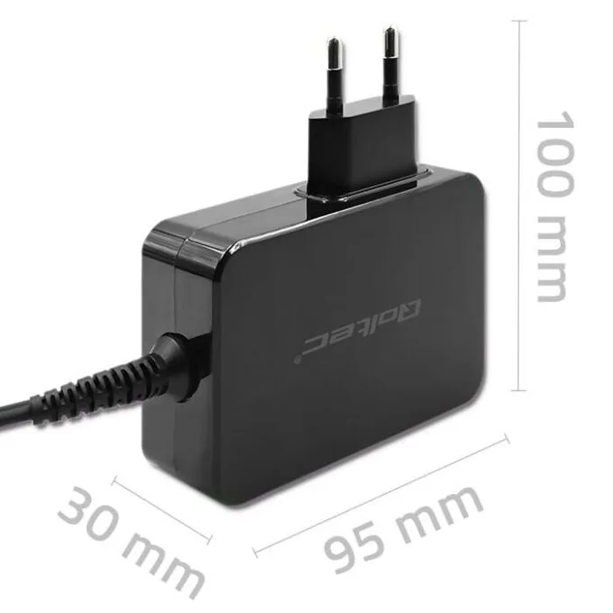 Qoltec GaN POWER PRO | 1xUSB-C | 90W | 5-20V | 3-4.5A | Czarna — image 7