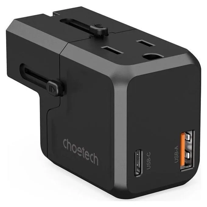 Choetech PD6038 1x USB-C 1x USB-A EU / USA / UK / AU — image 5