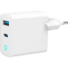 Gembird GaN 2xUSB QC3.0 Type-C 30W LED white