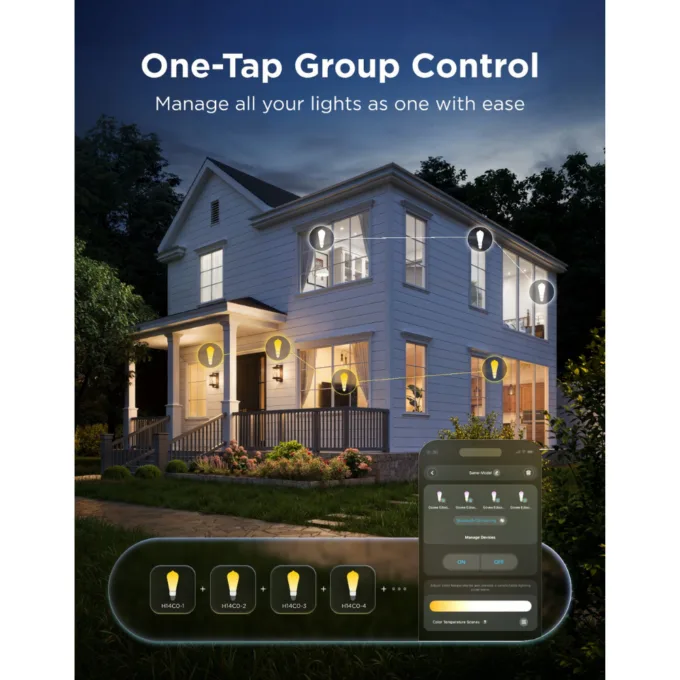 Govee Bulb Ceiling E27 Edison ST64 Smart LED 500 Lumens Edison Bulb R14C0CC1 — image 7