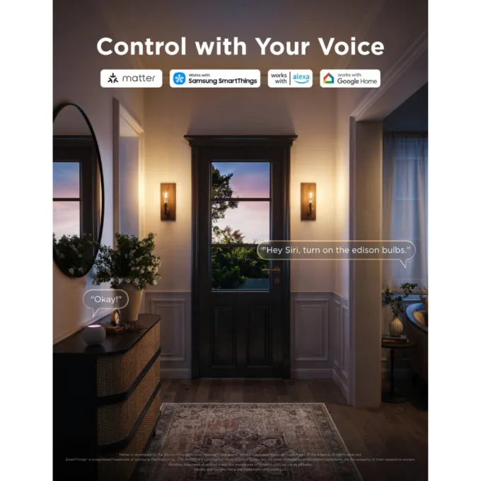 Govee Bulb Ceiling E27 Edison ST64 Smart LED 500 Lumens Edison Bulb R14C0CC1 — image 8