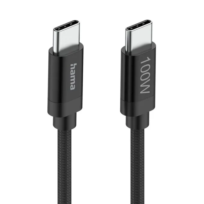 USB-C brake - USB-C nylon, 100W, 1.5m, black — image 2