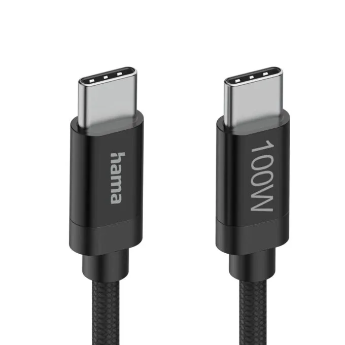 USB-C brake - USB-C nylon, 100W, 1.5m, black — image 4