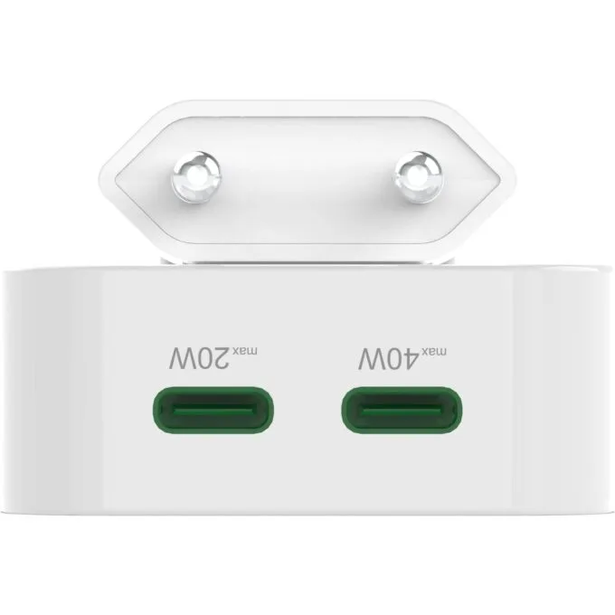 Hama 40W GaN 2x USB-C white folding — image 6
