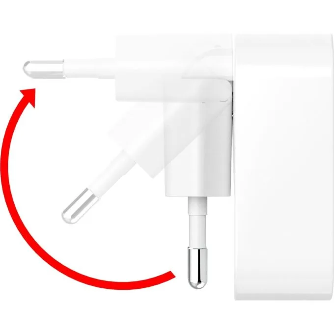 Hama 40W GaN 2x USB-C white folding — image 9