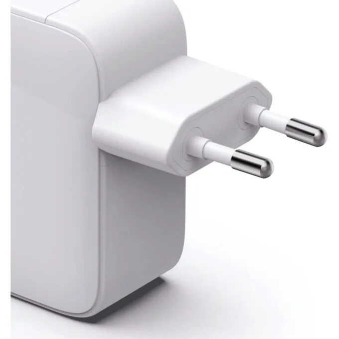 Hama GAN 65W PD/QC with rolled cable, 2x USB-C, white — image 7