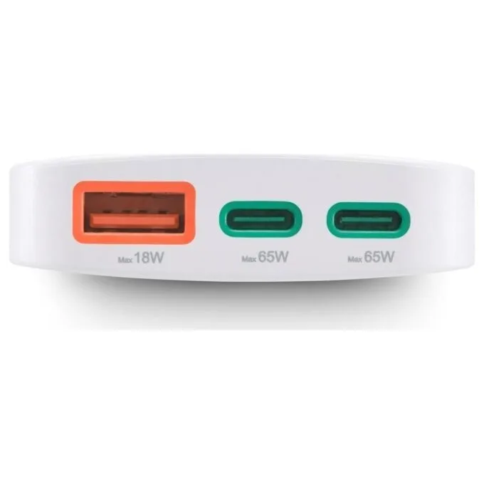 Hama 65W GAN, 2X USB-C, 1X USB-A, white — image 9