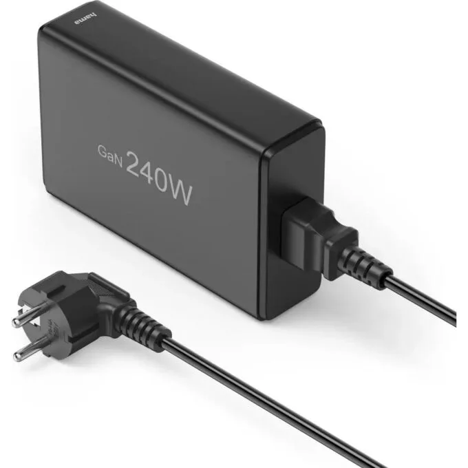 Hama charging station 240w,4x usb-c, 1x usb, black — image 3