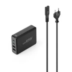 Hama GAN 65W PD/QC 2x USB-C, 2x USB-A black