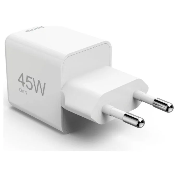 Hama supermini 45W GAN PD/QC 1x USB-C white — image 3
