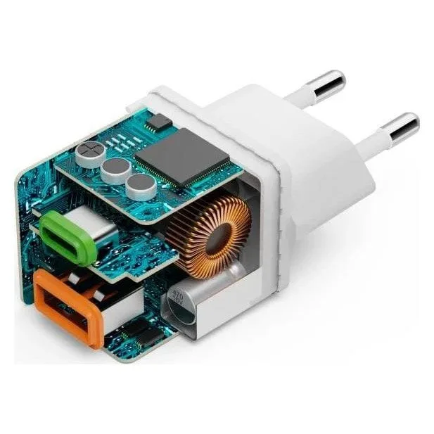 Hama mini 20W PD/QC 1x USB-C, 1x USB-A white — image 10