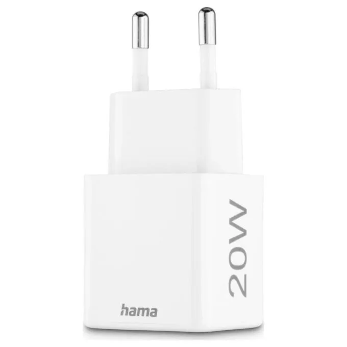 Hama mini 20W PD/QC 1x USB-C, 1x USB-A white — image 5