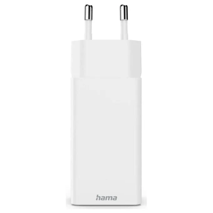 Hama mini Gan 65W PD/QC 2x USB-C, 1x USB-A white — image 4