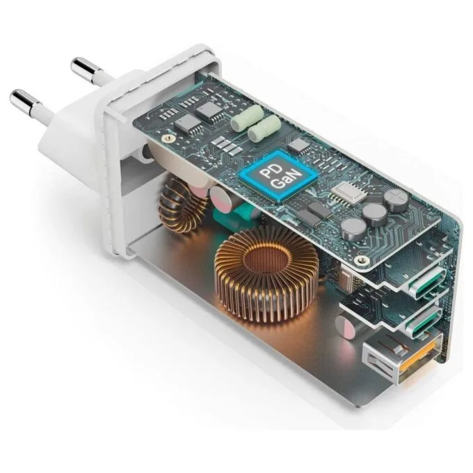 Hama mini 100W GaN PD/QC 2x USB-C, 1x USB-A biały — image 10