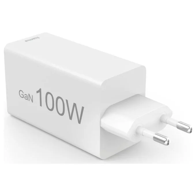 Hama mini 100W GaN PD/QC 2x USB-C, 1x USB-A biały — image 6