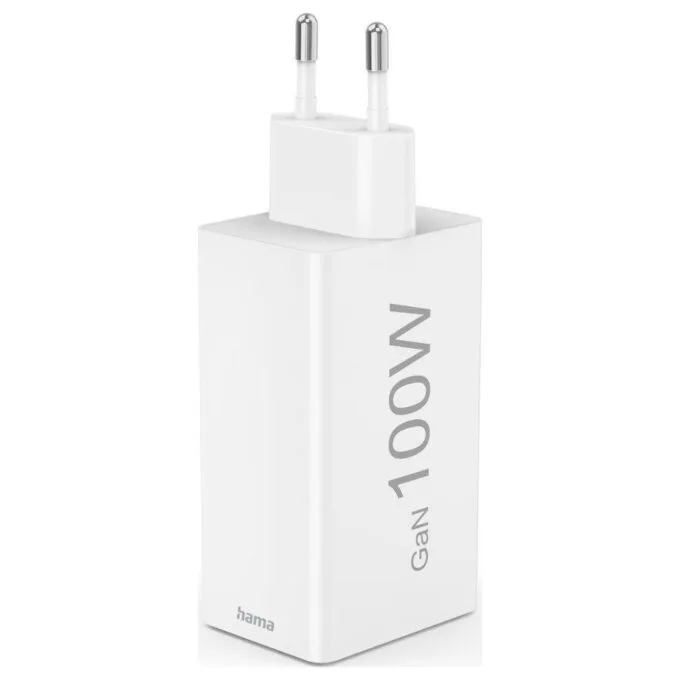 Hama mini 100W GaN PD/QC 2x USB-C, 1x USB-A biały — image 8