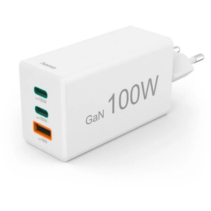 Hama 100W GAN 2xUSB-C,1xUSB-A PD — image 1