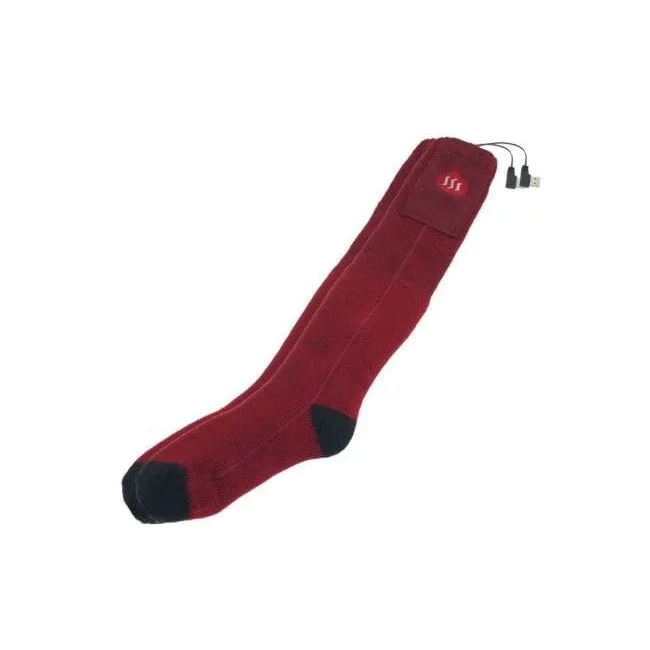 Glovia heated socks with remote control, size 35-40, red — image 3