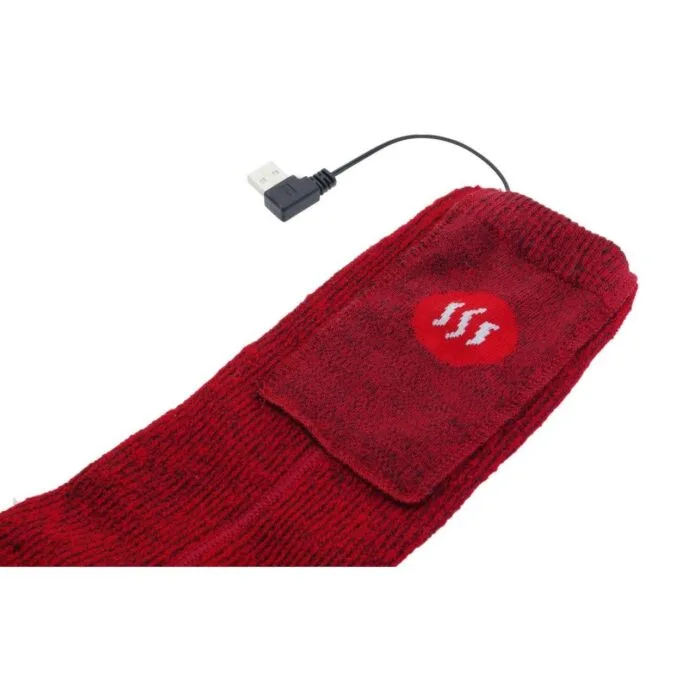 Glovia heated socks with remote control, size 35-40, red — image 5