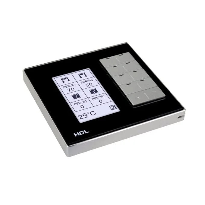 HDL Panel DLP MODERN Series 8 Buttons Black — image 2