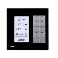 HDL Panel DLP MODERN Series 8 Buttons Black