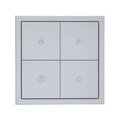 HDL Panel Tile Series 4 Button Smart Panel Space Gray HDL-M/PT4RA.1