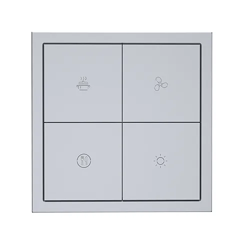 HDL Panel Smart Tile Series 8 Button Space Gray — image 1