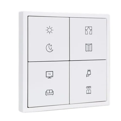 HDL Panel Tile Series 8 Button White HDL-M/PT4RB.1 — image 2