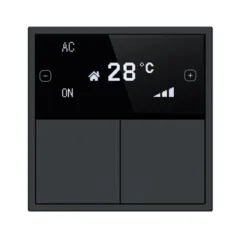 HDL Panel Tile Series OLED Thermostat Ash Gray HDL-M/PTOL6.1